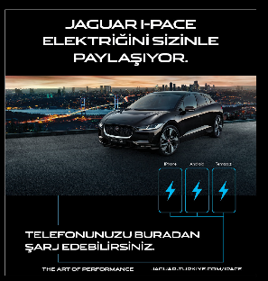 A Awards’dan “Jaguar I-PACE Elektriğini Paylaşıyor” Açıkhava Uygulamasına Ödül